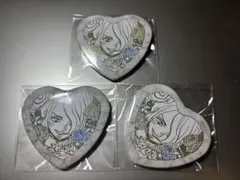ONE PIECE ワンピース ハート缶バッジ ゲルズ