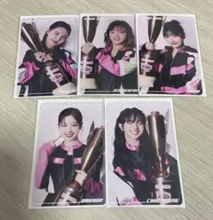 TWICE オフラインくじ クリアトレカ 5枚セット