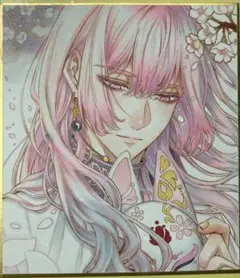 m*可様 オリジナルイラスト⑤　アナログ　手描き　色紙　一点物