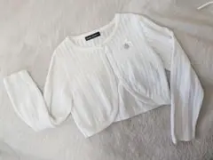 BeBe ホワイト カーディガン 120