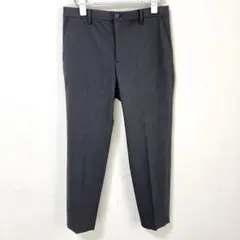 グローバルワーク スラックス パンツ ダークグレー メンズ Lのサムネイル