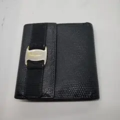 Salvatore Ferragamo 三つ折り財布 ブラックのサムネイル