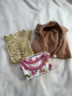 【70cm】ベビー　ロンパース3点セット