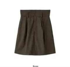 FRAY I.D／ 【pierre cardin】ターンバックベルトミニスカート