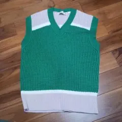 MARNI ニットベスト M 緑・ピンク　UNIQLO　Mサイズ