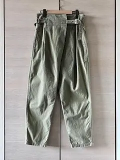 TOGA PULLA COTTON WRAP PANTS カーキ 34