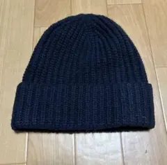 ニット帽 ビーニー ネイビー