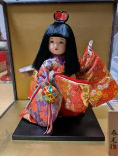 ガラスケース入り日本人形 寿慶作 - メルカリ