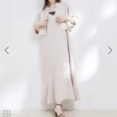 極美品　VIS マーメイドキャミワンピース＆シャツセット