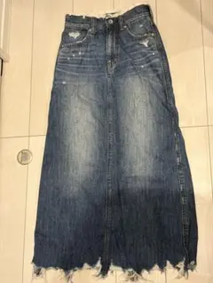 【美品】RODEO CROWNS デニムロングスカート
