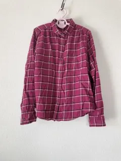 子供服 チェック柄 長袖シャツ 女の子 140