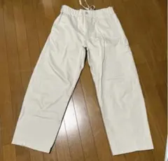 値下げ　GU ワイドカーゴパンツ　M