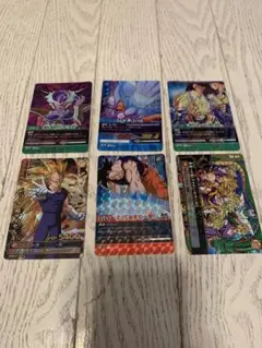 ドラゴンバトラーズ　ドラゴンボールカードゲーム　キラ6枚セット