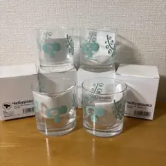 チェブラーシカ　グラス　4個セットグラスタンブラー