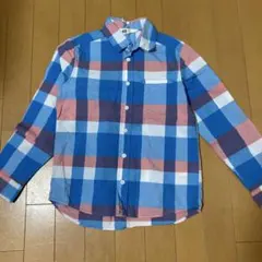 H&M チェック柄長袖シャツ 140 プラスおまけ