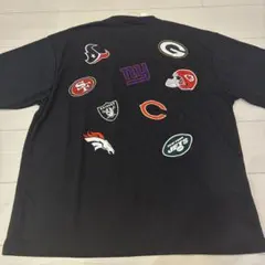 新品未使用 NFL ロゴ バックプリント Tシャツ ブラック スポーツのサムネイル