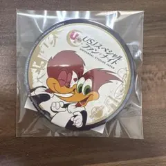 ウッディ・ウッドペッカー 缶バッジ ユニバーサル・スタジオ・ジャパン