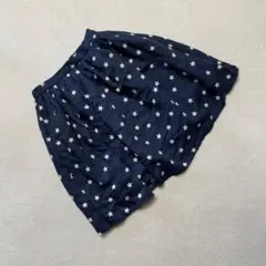 E hyphen world gallery スカート 星柄 ネイビー F