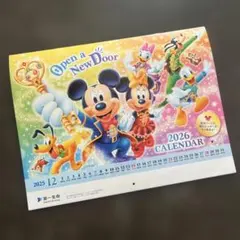 非売品　ディズニー　ミッキー・ミニー 2026年カレンダー