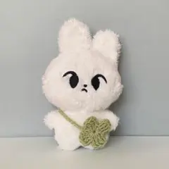 ぬい服 ポシェット クローバー 黄緑