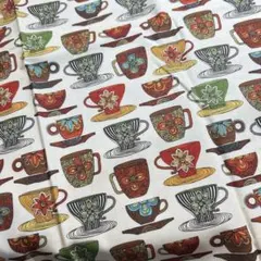 生地#453コーヒーブレイクw110㎝×85㎝