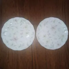 NARUMI CHINA ナルミ 皿 花柄 ボーンチャイナ プレート