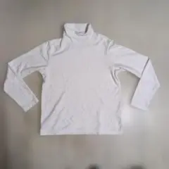 UNIQLO ヒートテック タートルネック 長袖 ホワイト　Lサイズ