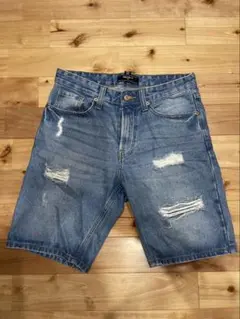 FOREVER21 デニム　 ダメージ ショートパンツ ハーフパンツ 29インチのサムネイル