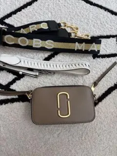 【極美品】マークジェイコブス スナップショット ショルダーバッグ 替えベルト付