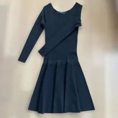 ニットワンピース 長袖 ロング