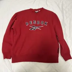 Reebok リーボック スウェット レッド LLサイズ