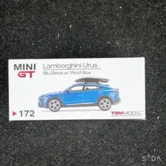 1/64 絶版ランボルギーニ ウルス w/ルーフボックス 左ハンドル(ブルー)