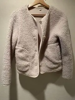 ‼️即購入大歓迎‼️ユニクロ UNIQLO Sサイズ ボアジャケット クリーム色