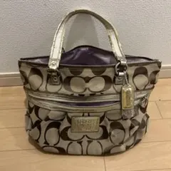 COACH ブラウン トートバッグ