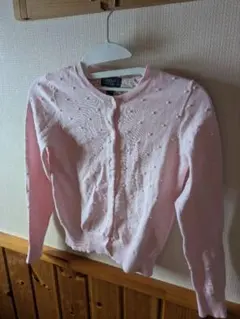 POLO RALPH LAUREN ピンク カーディガン キッズ（8-10）M