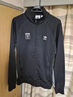 adidas ジップアップジャケット 黒 江頭2:50 - メルカリ