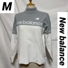 【New balance】モックネックニット　Mサイズ　ゴルフウェア