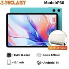 Teclast P30タブレット128G Android14 ブルー