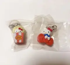 ハローキティ アメリカン　りぼん　めじるしチャーム