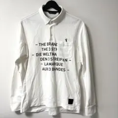 adidas ADICROSS レタード ポロシャツ　ゴルフウェア