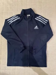 adidas ジャージ ジップアップ 130サイズ　ネイビー