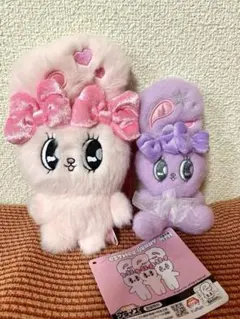 エスターバニー ポーチぬいぐるみ&スノーリボンマスコットセット