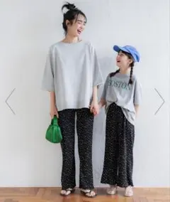 coca ドットプリーツレギンス【M】