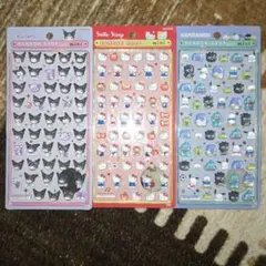 新品　ボンボンドロップシール　正規品　はぴだんぶい　クロミ　キティ　サンリオ