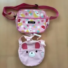 保育園　幼稚園　バッグ　リュック　ピンク　2個セット