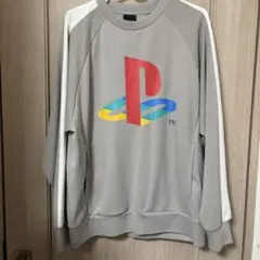 PlayStation ロゴ グレー トレーナー