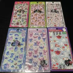 【正規品】ディズニー　プチドロップステッカー　ボンボンドロップシール　6枚セット