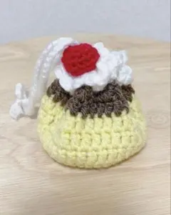 人気プリン風　mini巾着袋