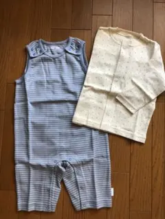 3点セットベビー用　ロンパース　カーディガン　Tシャツセット