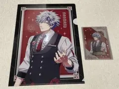 ココス×タブナイ うたプリ 黒崎蘭丸 クリアファイル＆カード